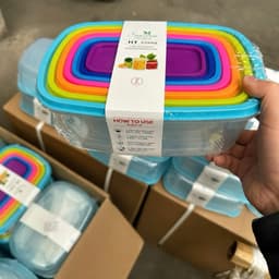 Hộp Nhựa Cao Cấp Đựng Thực Phẩm 7 Món Bảo Quản Thức Ăn - Hộp Đựng Thực Phẩm 4