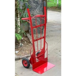 Xe Đẩy 2 Bánh Cao Su Đặc 20cm – Thép Ống 32mm Dày 1.4 ly Chịu Lực, Di Chuyển Êm Ái, chịu lực tải trọng 250kg 7