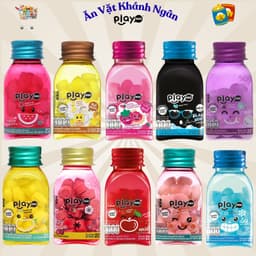 Kẹo Ngậm Không Đường Playmore Hũ 22G Đủ Vị - HÀNG CHÍNH HÃNG 1