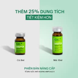 Tế Bào Gốc Chống Lão Hóa, Xử Lý Sẹo Rỗ GSC Anti Ageing Ampoule Tăng Sinh Collagen, Phục Hồi Da Peel 10ml - GB023A 7