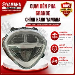 Cụm đèn pha Grande chính hãng Yamaha  xe Grande từ đời 2018 đến nay 1
