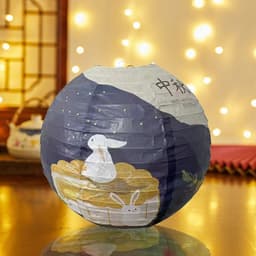 Đèn lồng giấy họa tiết - Đèn lồng Trung Hoa trang trí Tết, lễ cưới, nhà Chùa, quán ăn. 7