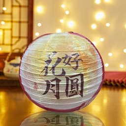 Đèn lồng giấy họa tiết - Đèn lồng Trung Hoa trang trí Tết, lễ cưới, nhà Chùa, quán ăn. 5