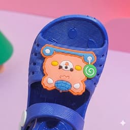 Dép tập đi bé gái bé trai, FORM BÉ TĂNG 2-3 SIZE, dép cao su mềm chống trượt hình gấu dễ thương đáng yêu [DNG] 6