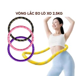 22 [2,5KG] Vòng Lắc Eo Lò Xo Bọc Vải Dệt Kim Mềm – Chất Liệu Thép Cao Cấp 22 2