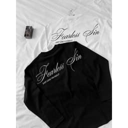Set Leap & Fearless Sin Local Brand LUNACY Chữ Thêu Form Rộng Unisex 9