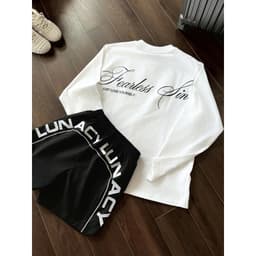 Set Leap & Fearless Sin Local Brand LUNACY Chữ Thêu Form Rộng Unisex 6