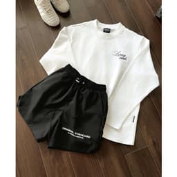 Set Leap & Fearless Sin Local Brand LUNACY Chữ Thêu Form Rộng Unisex 8