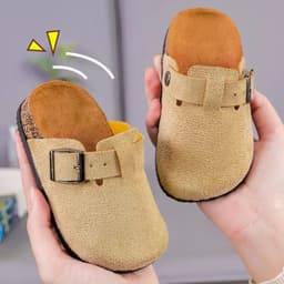 Sục Da Lộn Cho Bé – Phong Cách Bánh Mì Cực Chất, Giày Lười Phong Cách Vintage Cho Bé 2