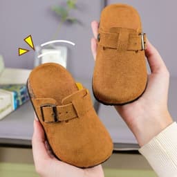 Sục Da Lộn Cho Bé – Phong Cách Bánh Mì Cực Chất, Giày Lười Phong Cách Vintage Cho Bé 3