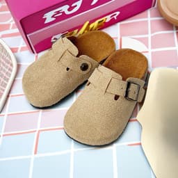 Sục Da Lộn Cho Bé – Phong Cách Bánh Mì Cực Chất, Giày Lười Phong Cách Vintage Cho Bé 6