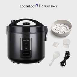 Nồi cơm điện LocknLock Daily rice cooker EJR472BLK 1.8L màu đen, hàng chính hãng, nấu chỉ 1 nút nhấn - JoyMall 3