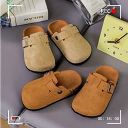 Sục Da Lộn Cho Bé – Phong Cách Bánh Mì Cực Chất, Giày Lười Phong Cách Vintage Cho Bé 1