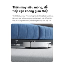 Robot Hút Bụi Lau Nhà Mova E50 ULTRA | Lực Hút 30.000PA | Tự Giặt Giẻ Tự Đổ Rác | Xòe Giẻ 5cm | BH 36 Tháng 8