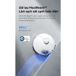 Robot Hút Bụi Lau Nhà Mova E50 ULTRA | Lực Hút 30.000PA | Tự Giặt Giẻ Tự Đổ Rác | Xòe Giẻ 5cm | BH 36 Tháng 5