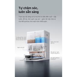 Robot Hút Bụi Lau Nhà Mova E50 ULTRA | Lực Hút 30.000PA | Tự Giặt Giẻ Tự Đổ Rác | Xòe Giẻ 5cm | BH 36 Tháng 6
