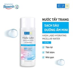 [Mini Size] Nước Tẩy Trang Sạch Sâu Dưỡng Ẩm Hada Labo Micellar Water Hydrating 40ml 3