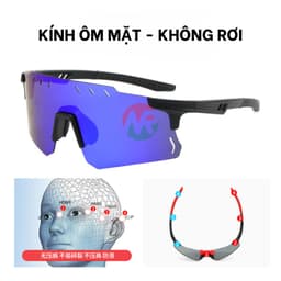 Kính Chạy Bộ Đạp Xe Thể Thao Phân Cực - Chống Tia UV, Chống Chói, Chất Liệu PC Siêu Nhẹ Chỉ 24.4g 4
