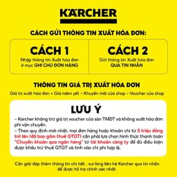 Máy phun rửa áp lực cao Karcher K Mini - Công suất 1400W, áp lực tối đa 110 bar nhỏ gọn - Bảo hành 24 tháng 9