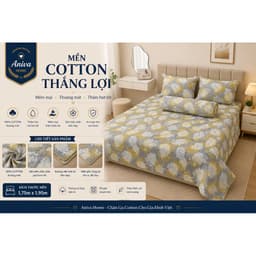 MỀN COTTON THẮNG LỢI CAO CẤP - MỀM MẠI, THOÁNG MÁT, THẤM HÚT TỐT | ANIVA HOME 2