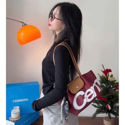 Túi, Túi Xách Nữ Đeo Vai Cemmery Cao Cấp Túi Tote Da PU Phong Cách Hàn Quốc Thời Trang 3