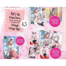 (đủ pk) Boxset vở Arya bàn bên Thỉnh Thoảng Lại Trêu Ghẹo Tôi Bằng Tiếng Nga tập 1,2,3,4,4.5 limited bản giới hạn 2
