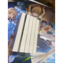 (+3pos) Bộ 6q vở Thiên sứ nhà bên tập 1-6 kèm post + phụ kiện 7