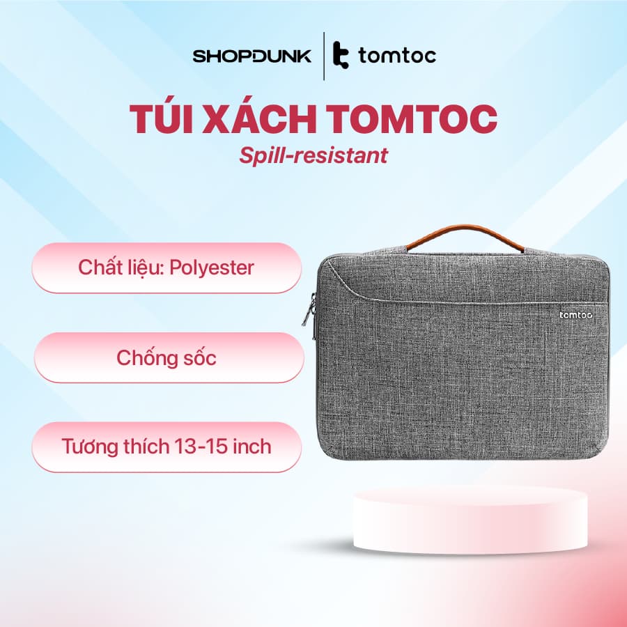 Túi xách chống sốc Tomtoc (USA) Spill-resistant Macbook - Chính hãng