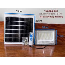 [Vỏ Nhôm Đúc-Led cao cấp 5054] Đèn Năng Lượng Mặt Trời Mắt ngọċ Kim cươnġ ,Sáng 12-15 tiếng, Ip69 kháng nước Thế Hệ Mới 2