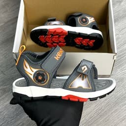 Giày Sandal bé trai  VNXK KENTO từ 3 - 12 tuổi quai hậu kiểu dán thể thao trẻ em đi học 2
