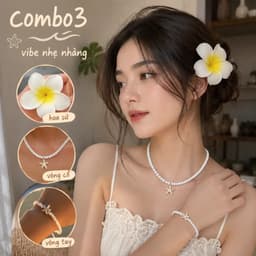 Kẹp Tóc Hoa Sứ Đi Biển Phong Cách Boho – Nàng thơ, Phụ Kiện Xinh Đi Biển | Ocean Charm 8