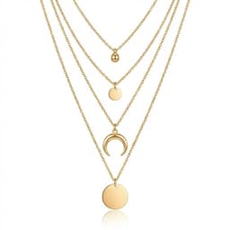 Set 4 Vòng Cổ Dây Chuyền Phong Cách Vintage Retro - Quà Tặng Vibe Ocean Charm, Thời Trang, Phong Cách Hàn Quốc 8