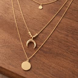 Set 4 Vòng Cổ Dây Chuyền Phong Cách Vintage Retro - Quà Tặng Vibe Ocean Charm, Thời Trang, Phong Cách Hàn Quốc 6
