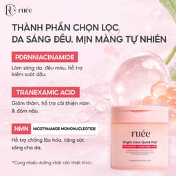 Toner Pad cấp ẩm, dưỡng sáng RUÉE Regen/Bright Care Quick Pad 80 miếng - Chính hãng Hàn Quốc 3