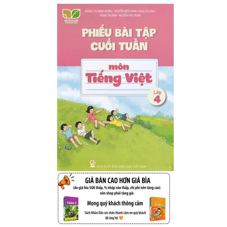 Sách - Phiếu bài tập cuối tuần môn Tiếng Việt lớp 4 - Kết nối tri thức