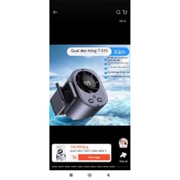 Quạt điều hòa treo thắt lưng đa năng có đèn, sạc USB 4