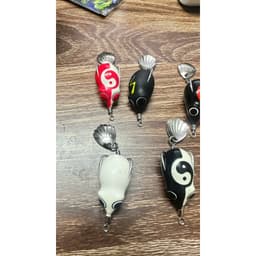 Mồi Câu Cá Lóc, Hắc Bạch Âm Dương Lưỡi Độ Thủ Công, Mồi Lure Siêu Nhạy 6