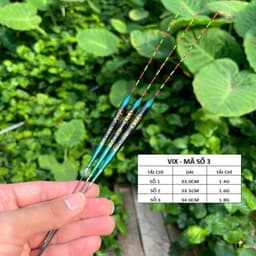 [VIX-03] Phao Rô VIX Tải chì 1.4g 1.6g 1.8g, thiết kế sang trọng, báo tín hiệu nhạy phù hợp câu rô diếc chép 1