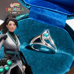 NHÂN SAGE Game VALORANT UNISEX - Nhẫn Đeo Tay Kim Loại Cosplay FPS Thời Trang Cá Tính Freesize Điều Chỉnh Kích Thước 1