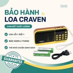 Loa Nghe Craven Tắm Ngôn Ngữ Máy nghe Tiếng ồn trắng cho em bé Easy Truyện Thơ Tiếng Việt 5