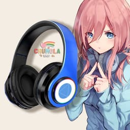 (bluetooth) Tai nghe Miku Nhà có năm nàng dâu tai nghe dạng chụp không dây Gotoubun no Hanayome phụ kiện cosplay manga 1