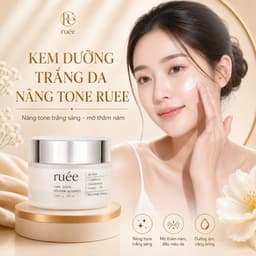 Kem Nâng Tone Da RUÉE Blanc Peau Vita Tone Up Cream 50ml Dưỡng Sáng, Cấp Ẩm Đều Màu Da Dùng Ban Ngày 7