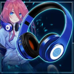 (bluetooth) Tai nghe Miku Nhà có năm nàng dâu tai nghe dạng chụp không dây Gotoubun no Hanayome phụ kiện cosplay manga 2