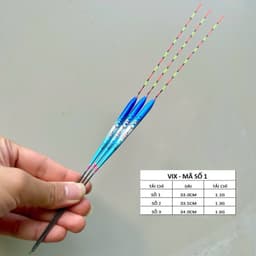 [VIX-01] Phao Rô VIX Tải chì 1.1g 1.3g 1.6g thiết kế sang trọng, báo tín hiệu nhạy phù hợp câu rô diếc chép 2