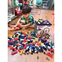 Bộ đồ chơi xếp hình lắp ráp 520 chi tiết cho bé phát triển trí tuệ sáng tạo 7