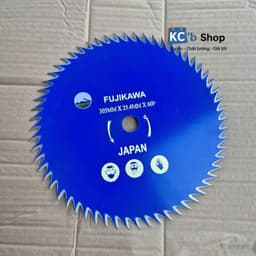 (ĐÃ MÀI SẴN) DAO CẮT LÚA / LƯỠI PHÁT CỎ TRÒN FUJIKAWA XANH 305MM X 25.4MM (30 RĂNG / 60 RĂNG) 3