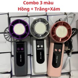 QUẠT CẦM TAY G2 PRO CAO CẤP – 5 CẤP GIÓ, LÀM MÁT SÒ LẠNH MÀN HÌNH LED 6