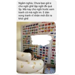 TRANH CỜ QUỐC KỲ THẾ GIỚI SONG NGỮ VIỆT - ANH CHO BÉ | Hơn 200 Lá Cờ Chia Theo 5 Châu| Tranh decal trang trí nhà cử 3