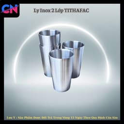 Ly Inox 2 Lớp Uông Nước-Ly Inox Uống Sinh Tố Uống Trà 2