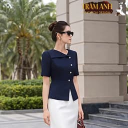 Sơ mi công sở  – cao cấp, hoàn thiện vẻ nữ tính, chuyên nghiệp-A-05 7